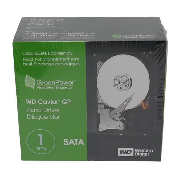 Western Digital Caviar Green Hard Drive 1TB WD10000CSRTL SEALED - Picture 2 of 8